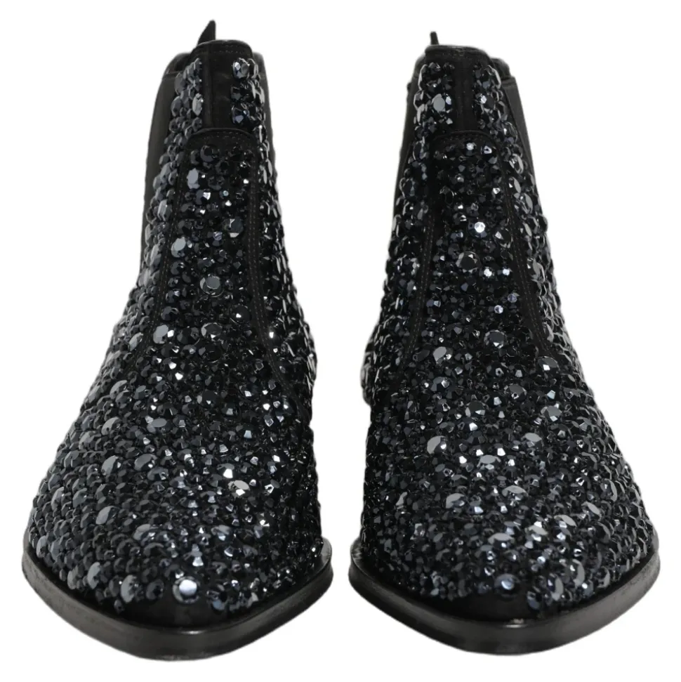 Embellished Chelsea Ankle Boots