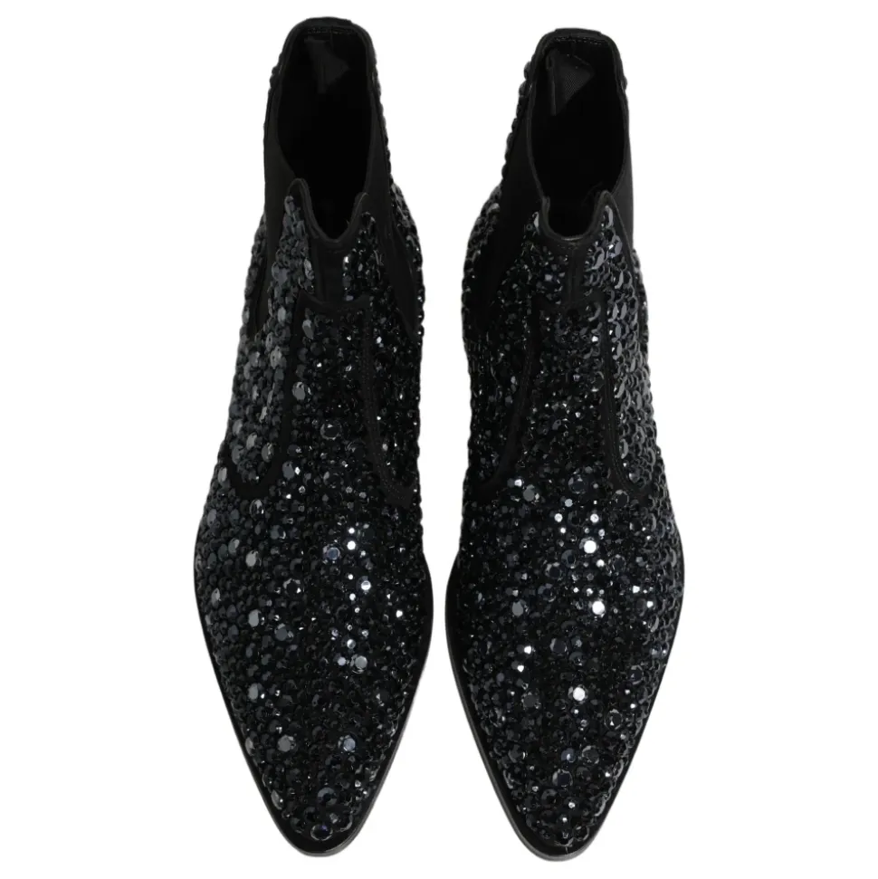 Embellished Chelsea Ankle Boots