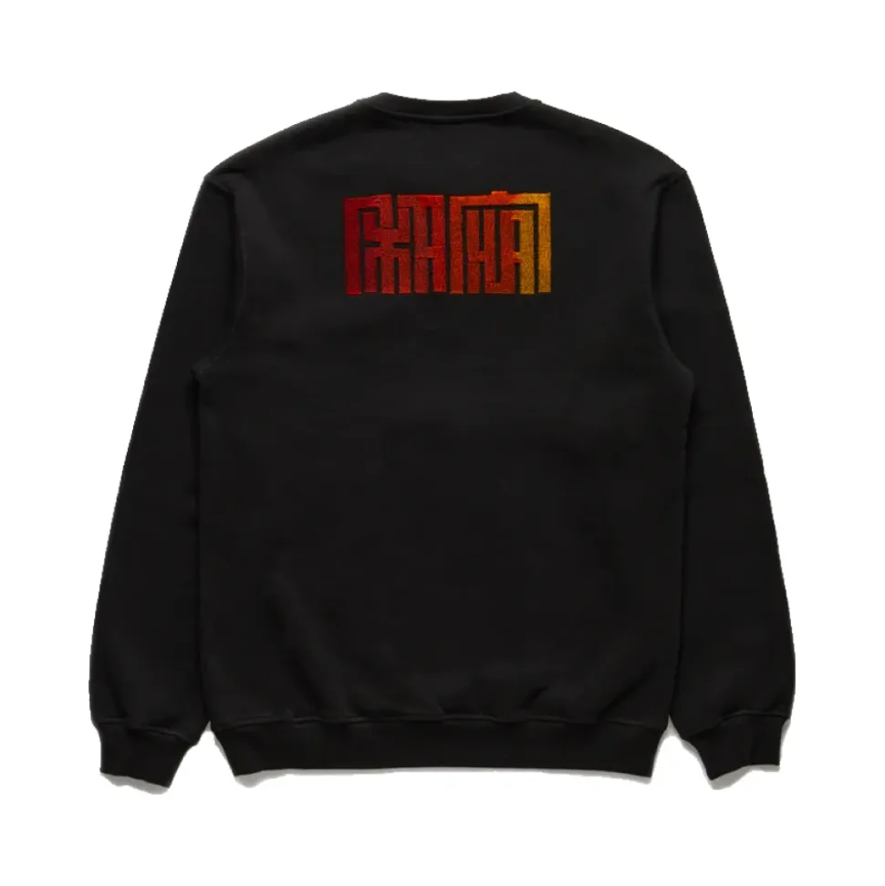 Embroidered Crew Sweatshirt