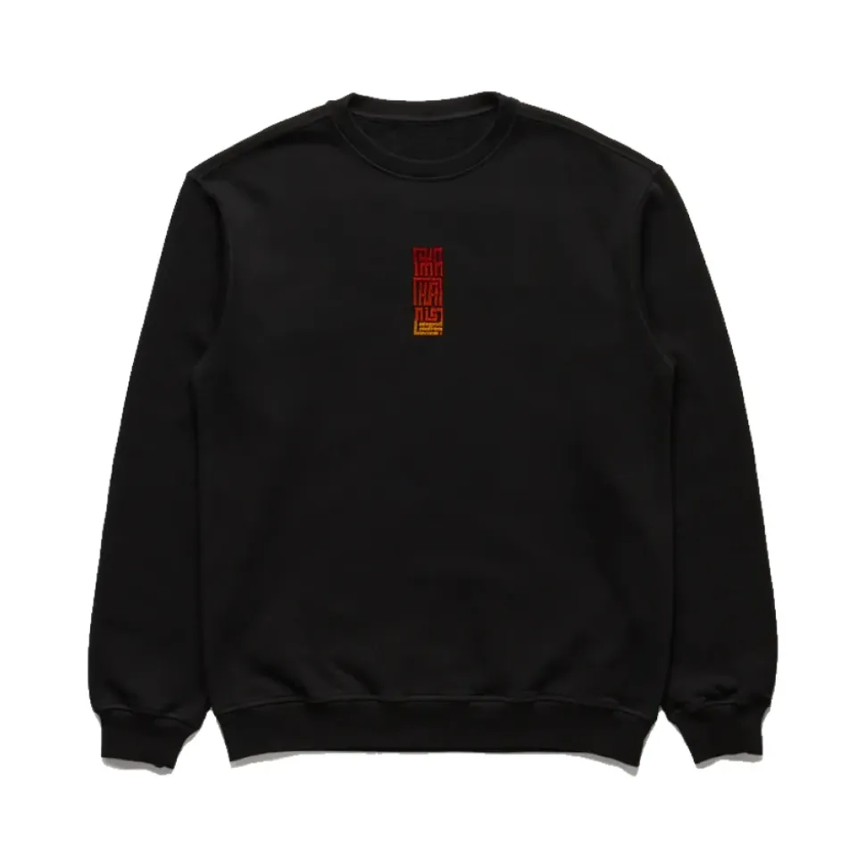 Embroidered Crew Sweatshirt