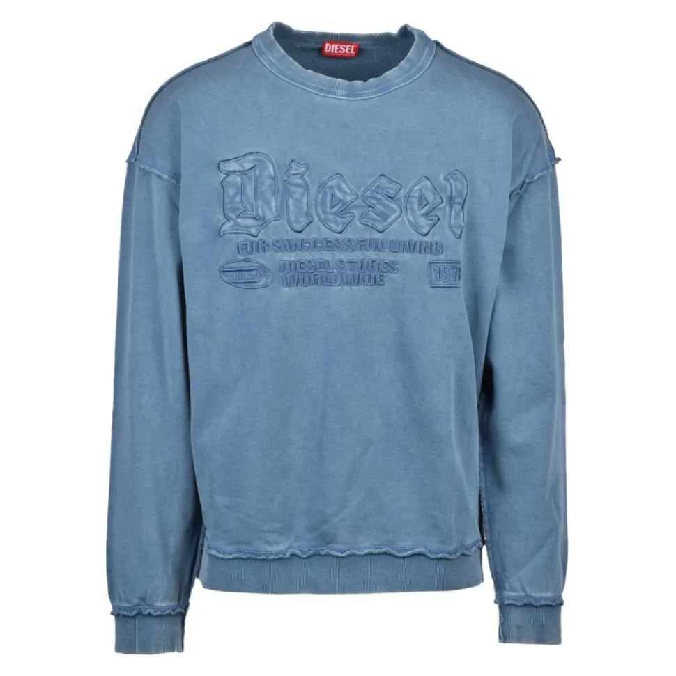 Embroidered logo cotton sweatshirt