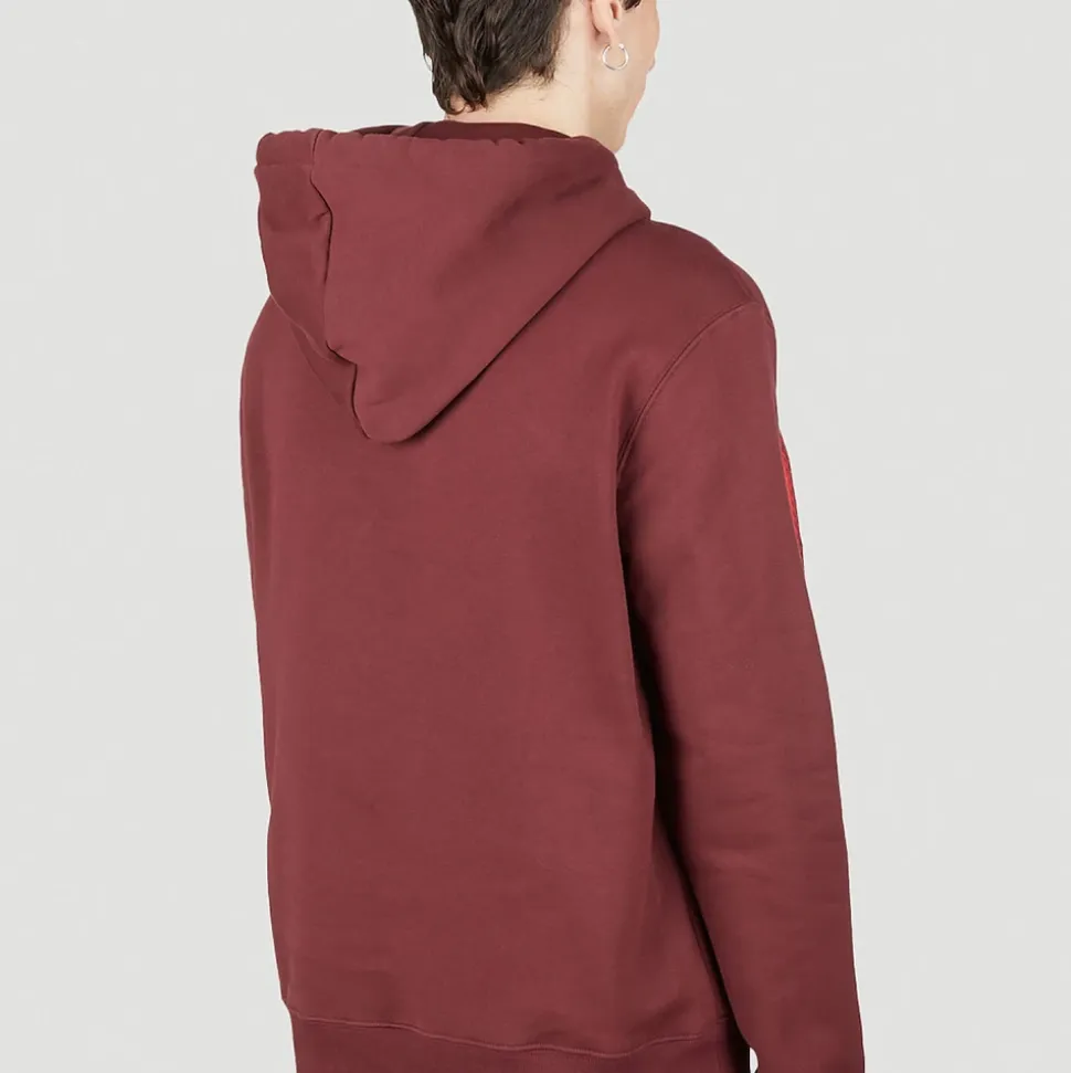 Embroidered Logo Hooded Sweatshirt