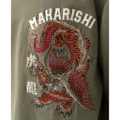 Embroidered Tiger Dragon Sweatshirt
