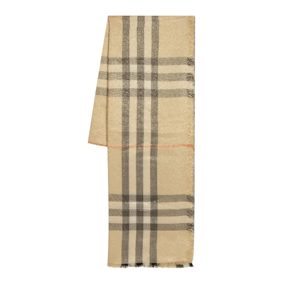 Embroidered Wool-Blend Scarf