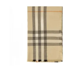 Embroidered Wool-Blend Scarf