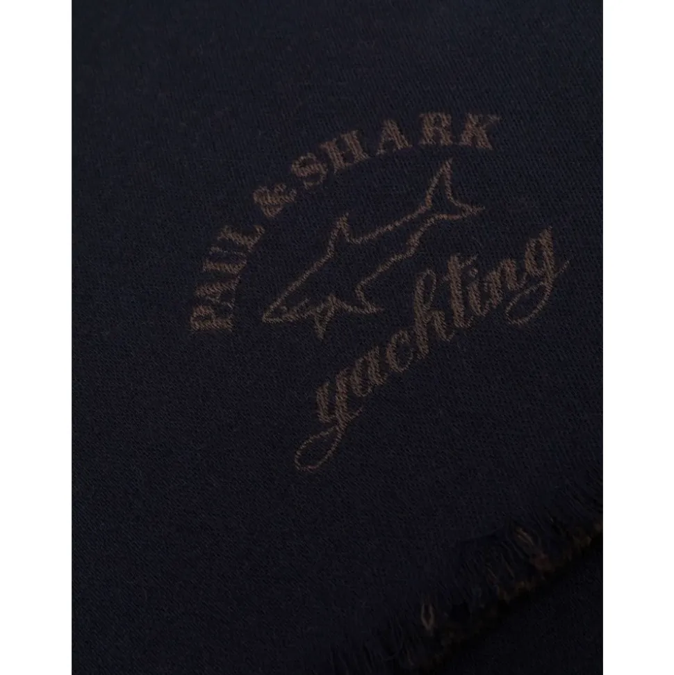 Embroidered Wool Scarf
