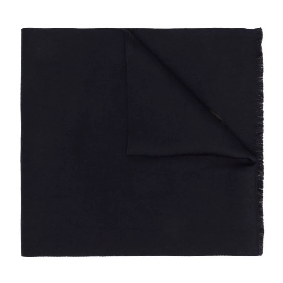 Embroidered Wool Scarf