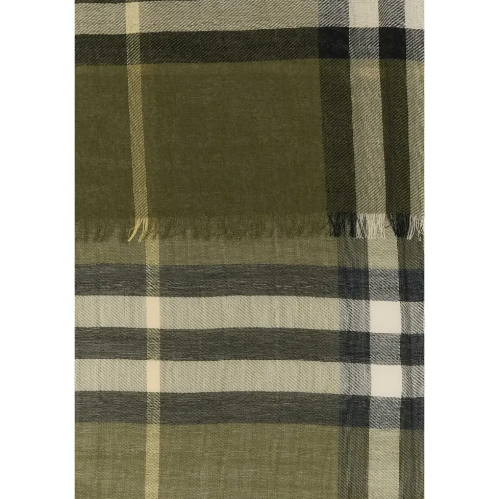 Embroidered Wool Scarf
