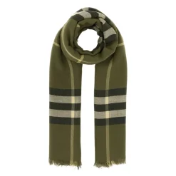 Embroidered Wool Scarf