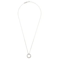 Engraved Ring Pendant Necklace