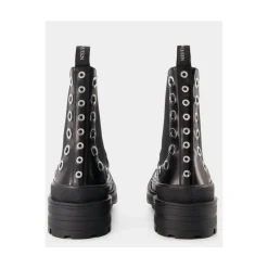 Eyelet Detail Chelsea Boots