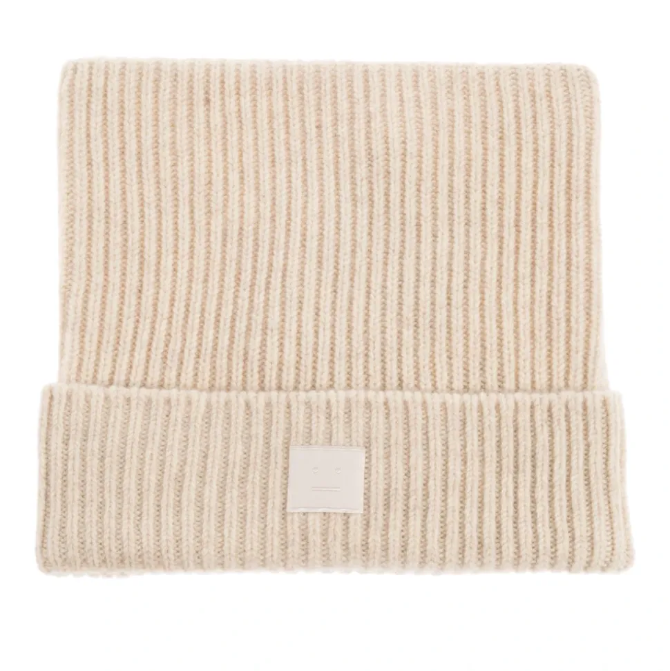 Face Logo Square Beanie
