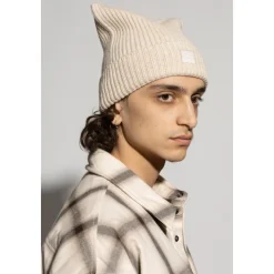 Face Logo Square Beanie