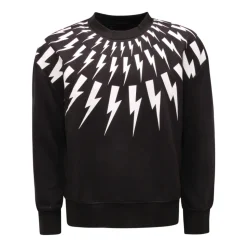 Fair-Isle Thunderbolt Sweatshirt