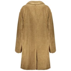 Faux Fur Lapel Collar Coat