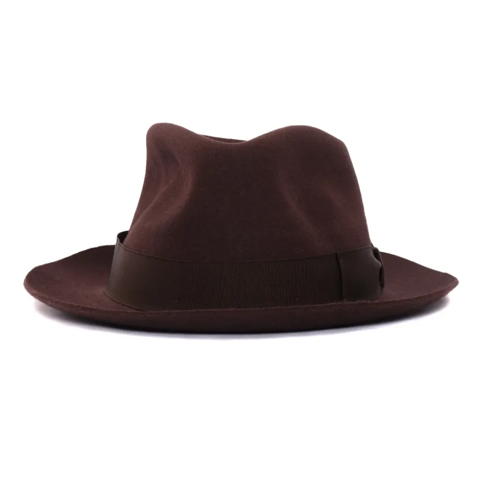 Fedora Feltro Rasato Tesa Piccola