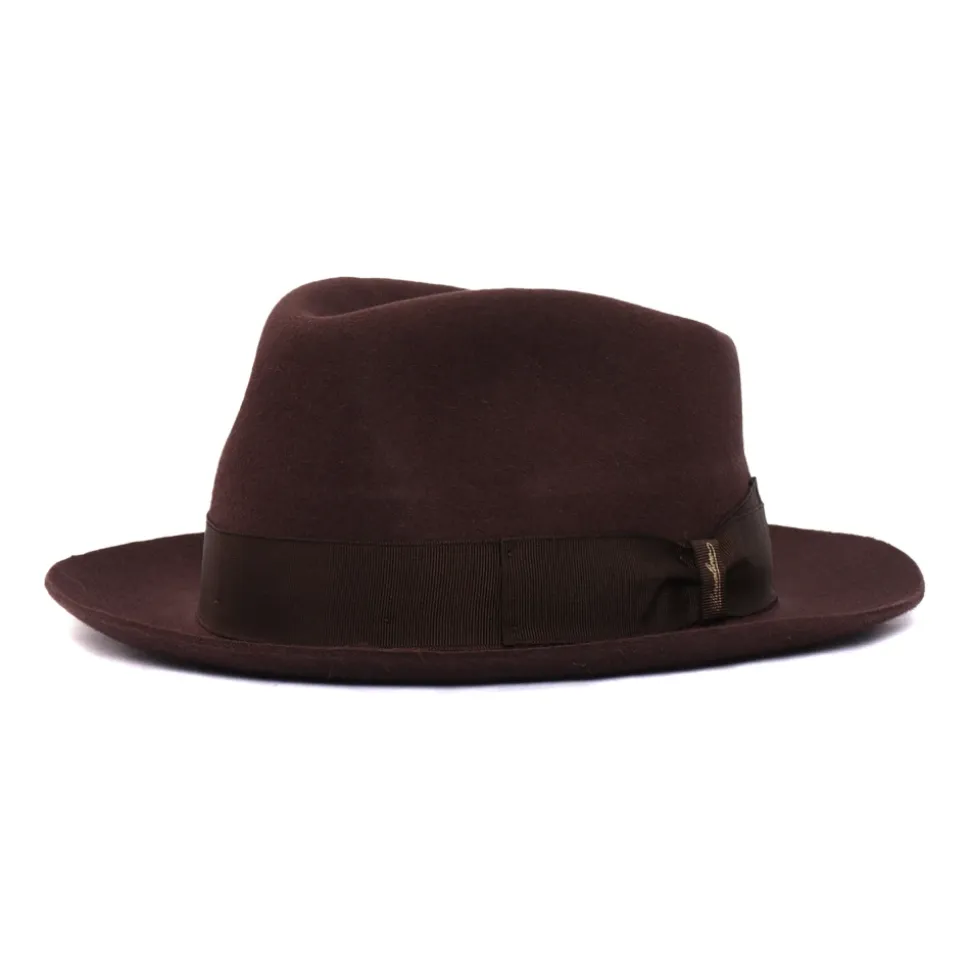Fedora Feltro Rasato Tesa Piccola