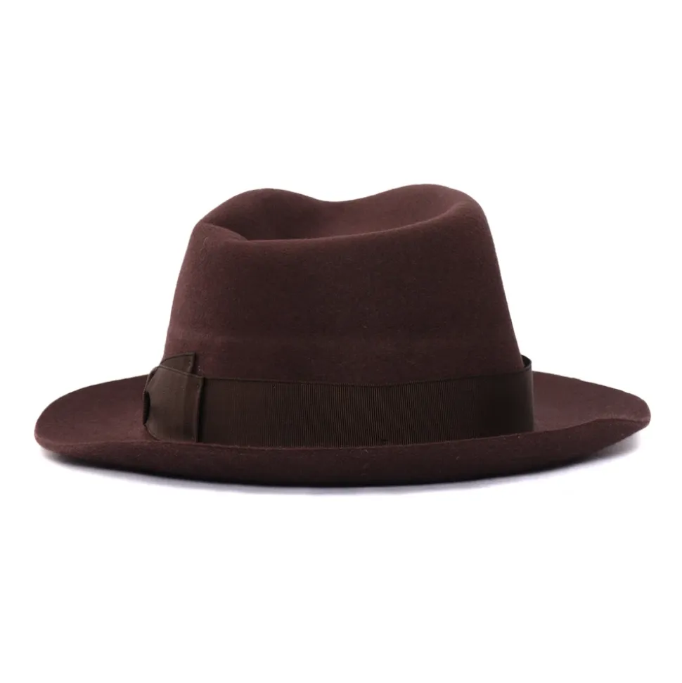 Fedora Feltro Rasato Tesa Piccola