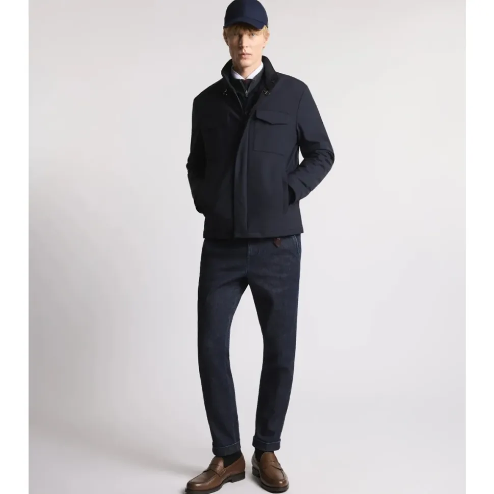 Field Jacket Jersey in Nylon