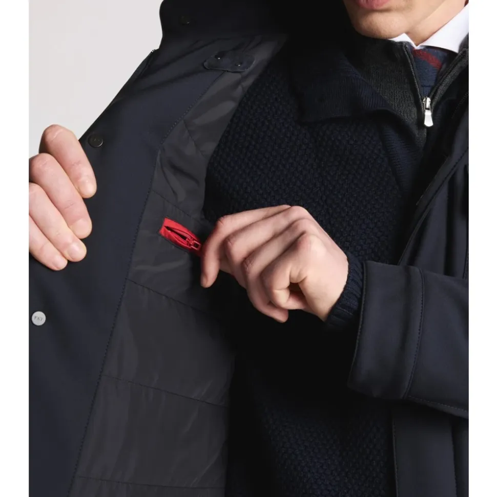 Field Jacket Jersey in Nylon
