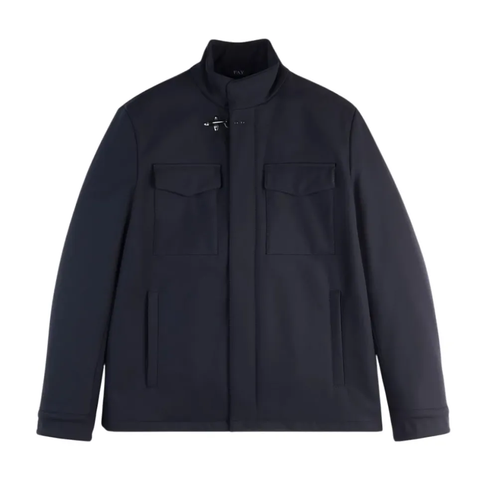 Field Jacket Jersey in Nylon
