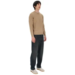 Fine-gauge Round-neck Knit