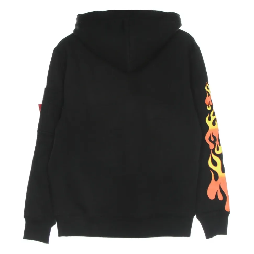 Flame Hoody Hot Wheels Mens Hoodie