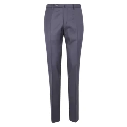 Flat-Front Wool Dress Pants