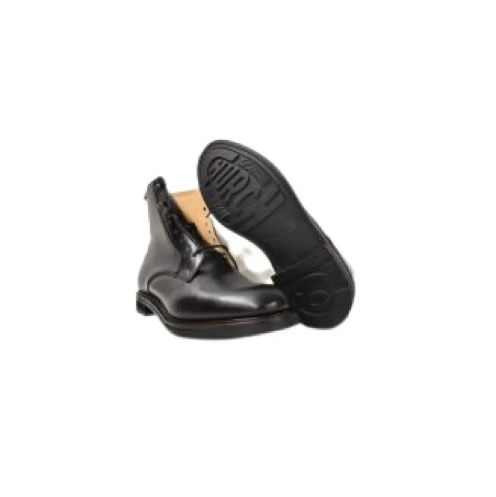 Flat Leather Ankle Boots