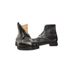 Flat Leather Ankle Boots