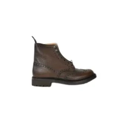 Flat Leather Ankle Boots
