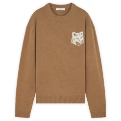 Fox Head Intarsia Wool Jumper