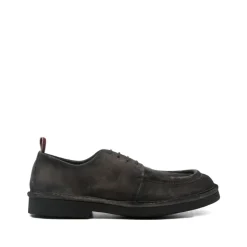 Fox Suede Lace-Up Shoes
