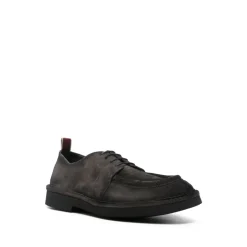 Fox Suede Lace-Up Shoes
