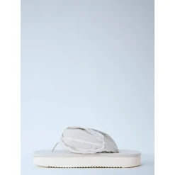 Frayed Edge Thong Sandals