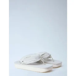 Frayed Edge Thong Sandals
