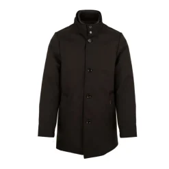 Front Zip and Button Closure Removable Hood