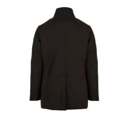 Front Zip and Button Closure Removable Hood