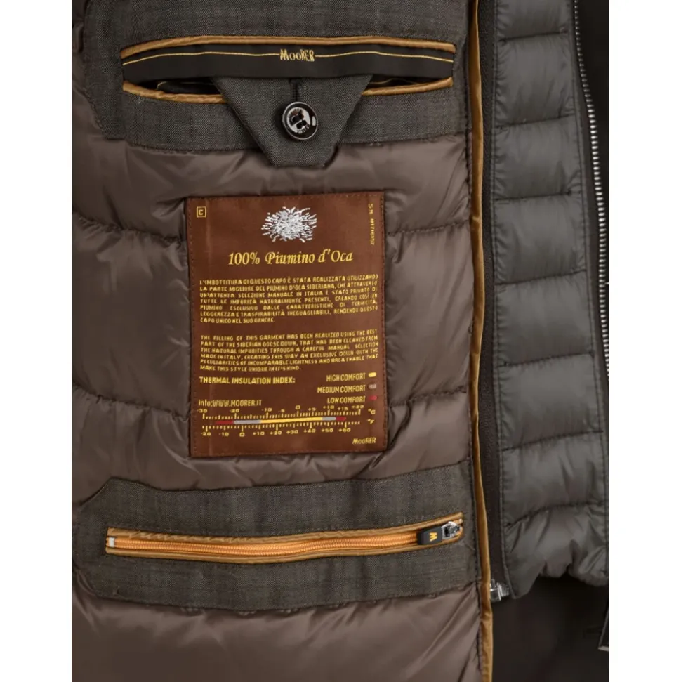 Front Zip and Button Closure Removable Hood
