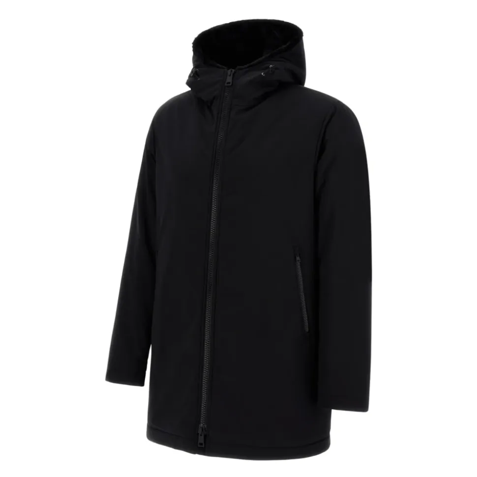 Fur-lined Parka with Hood