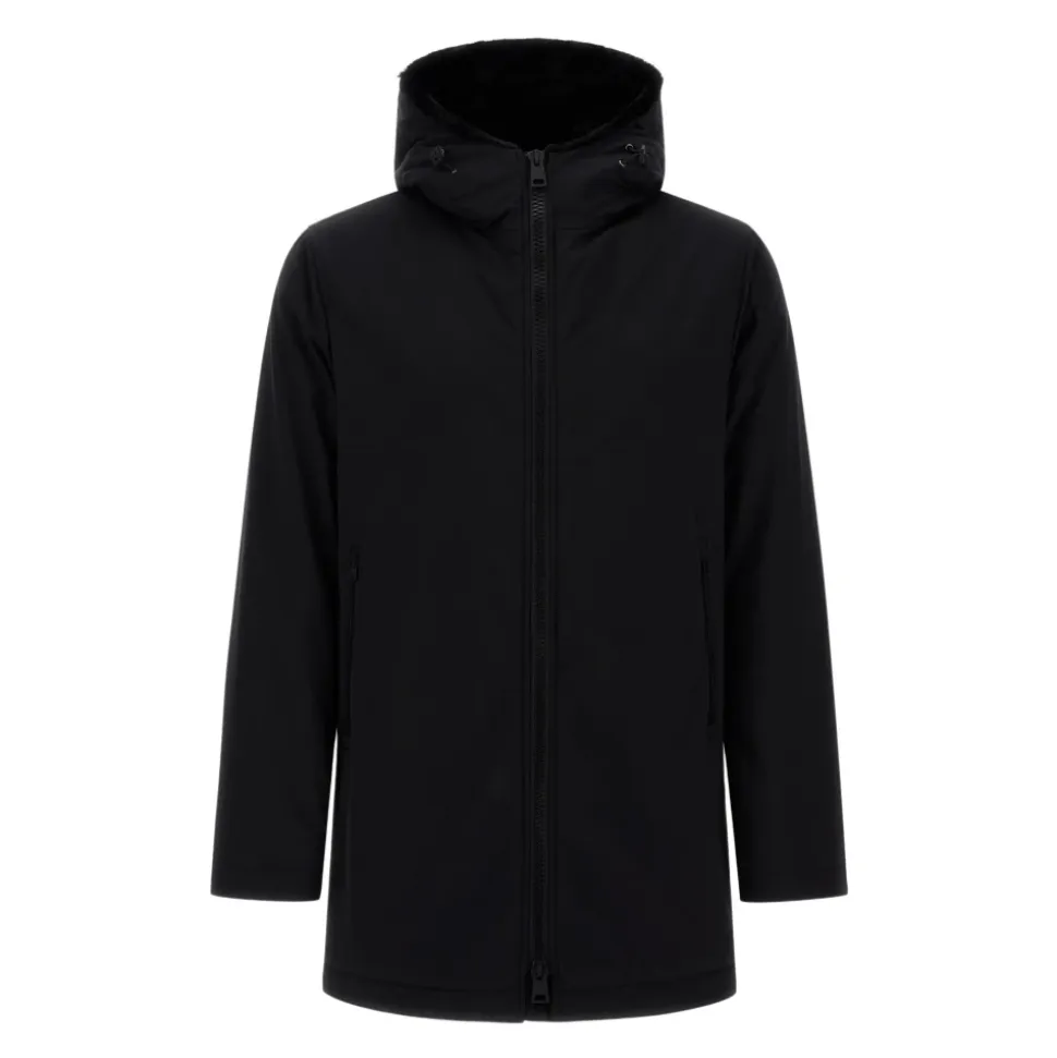 Fur-lined Parka with Hood