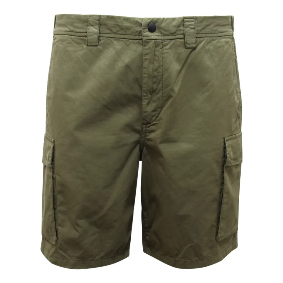 Gabardine Cargo Shorts