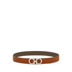 Gancini Leather Belt
