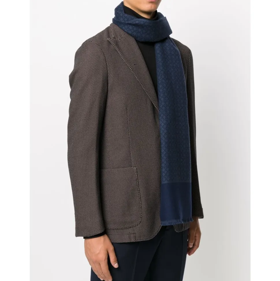 Gancini Print Scarf