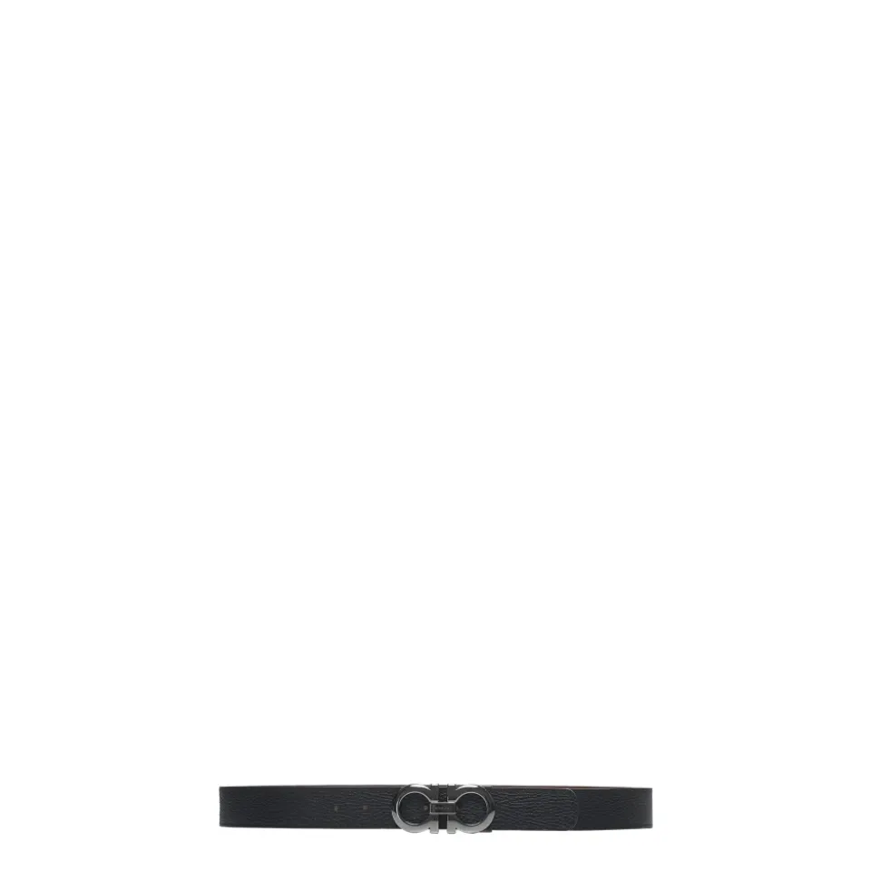 Gancini Reversible Leather Belt