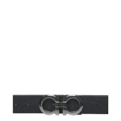 Gancini Reversible Leather Belt