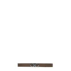 Gancini Reversible Leather Belt