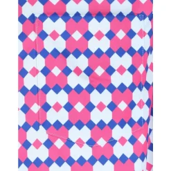 Geometric-Pattern Short-Sleeve Shirt