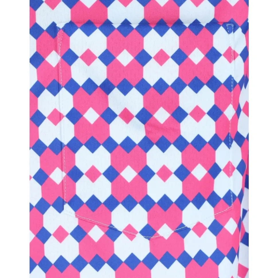 Geometric-Pattern Short-Sleeve Shirt