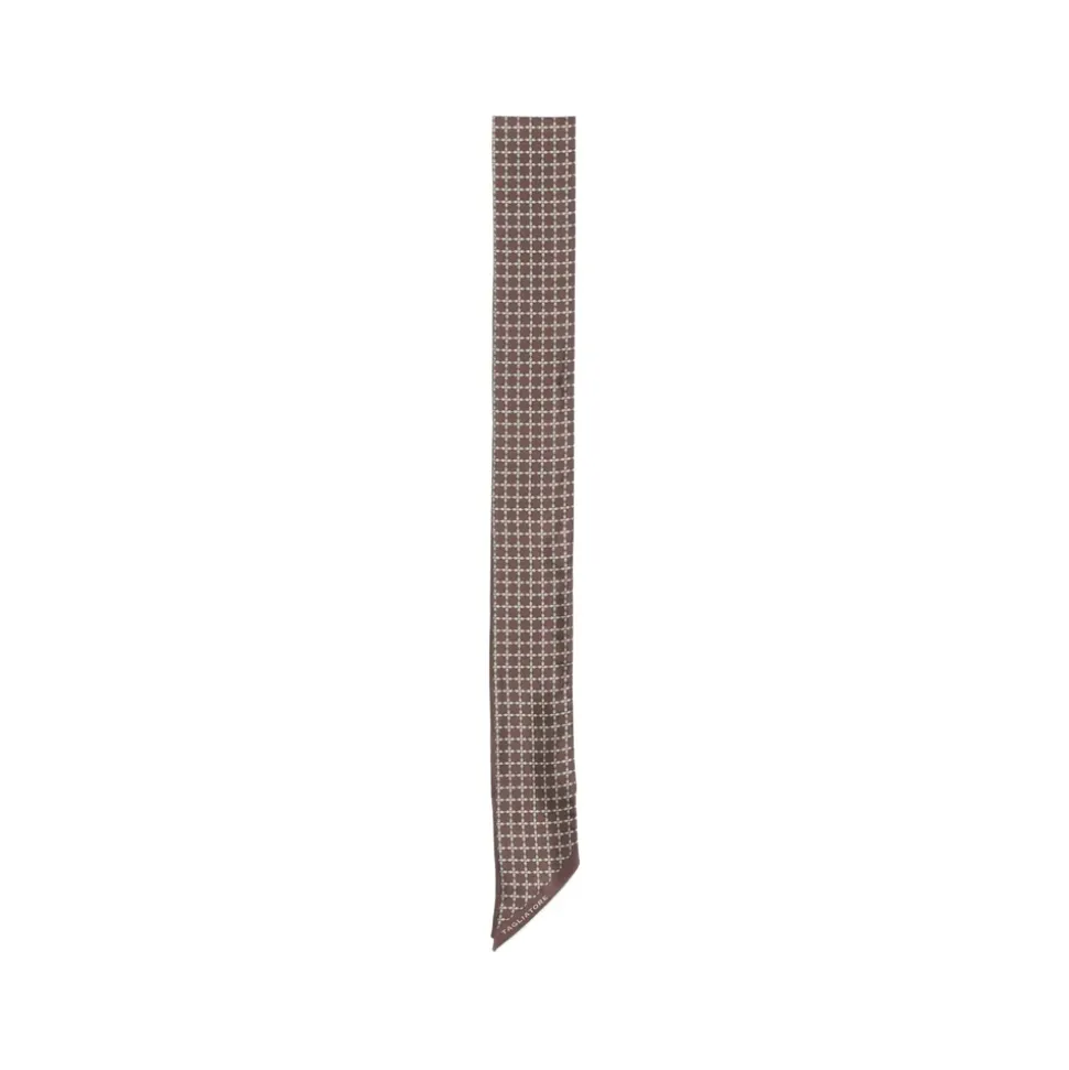 Geometric-print Scarf